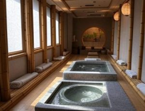 korean style spa room
