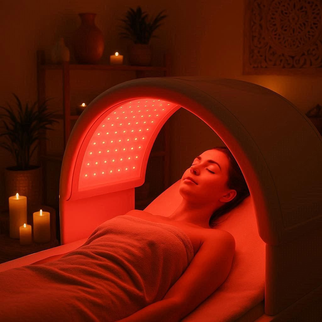 red light therapy bed